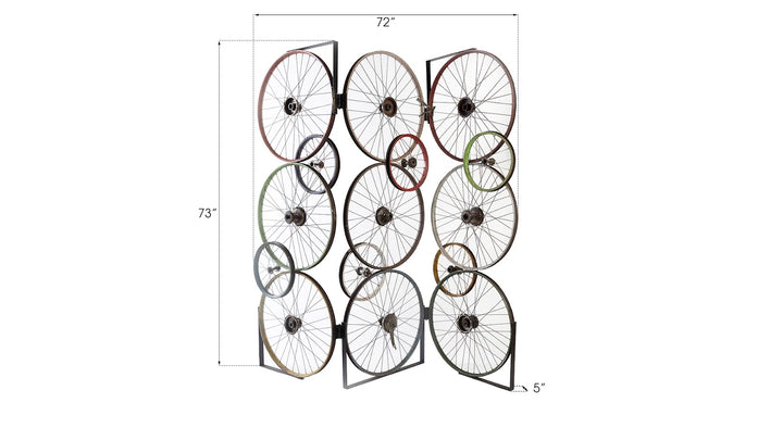 Bicycle Wheel Screen, Assorted - Phillips Collection - AmericanHomeFurniture