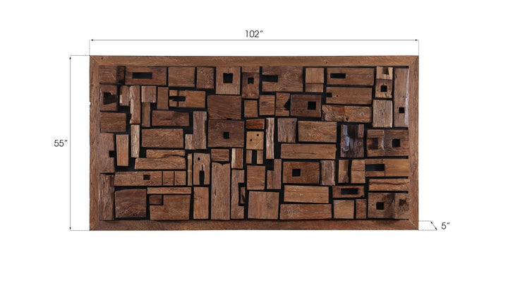 Asken Wall Art, Wood, LG - Phillips Collection - AmericanHomeFurniture