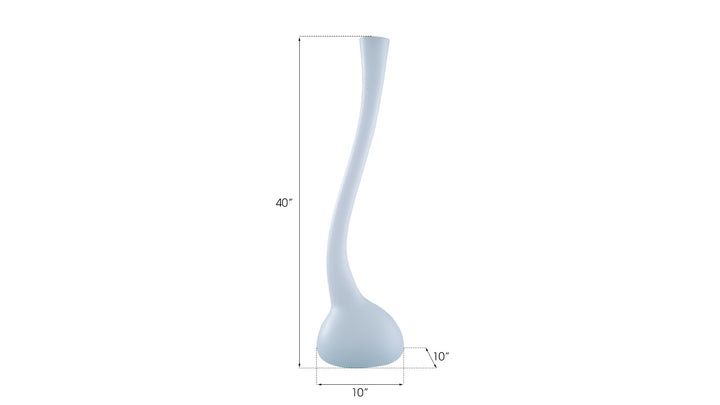 Frosted Corkscrew Vase, LG - Phillips Collection - AmericanHomeFurniture