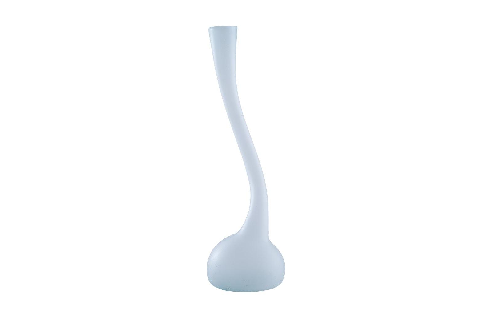 Phillips Collection Frosted Corkscrew Vase, MD VASES, JARS, + BOTTLES