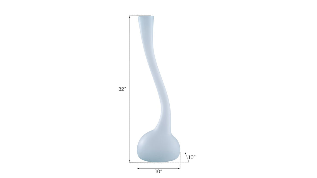 Frosted Corkscrew Vase, MD - Phillips Collection - AmericanHomeFurniture