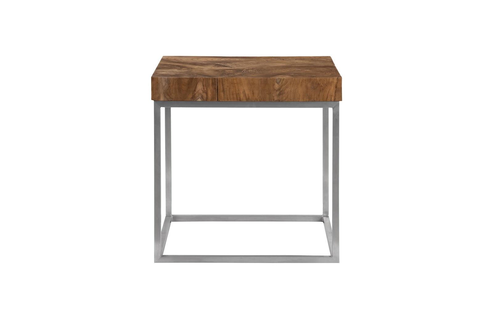 Teak Puzzle Side Table - Thumbnail 3