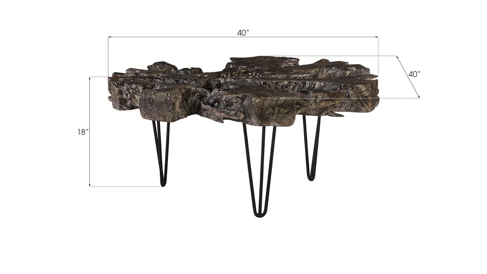 Phillips Collection Round Top Coffee Table - Thumbnail 2