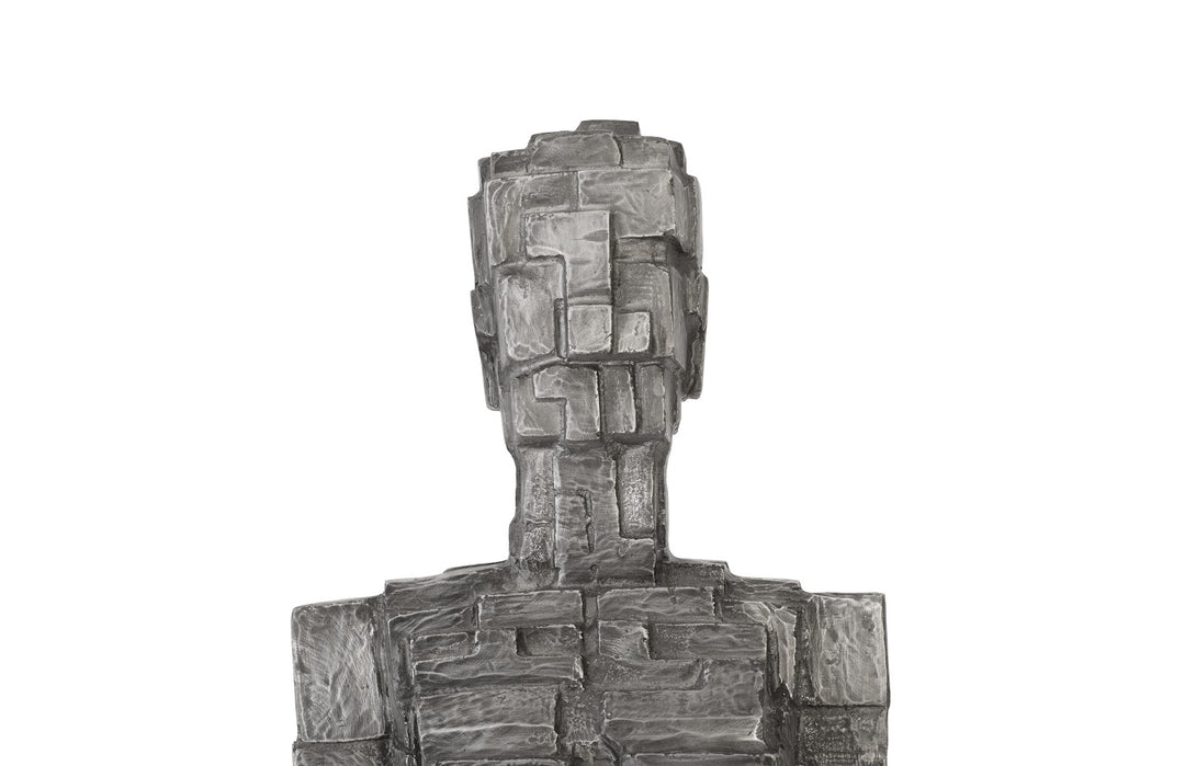 Puzzle Woman Sculpture, Black/Silver, Aluminum - Phillips Collection - AmericanHomeFurniture