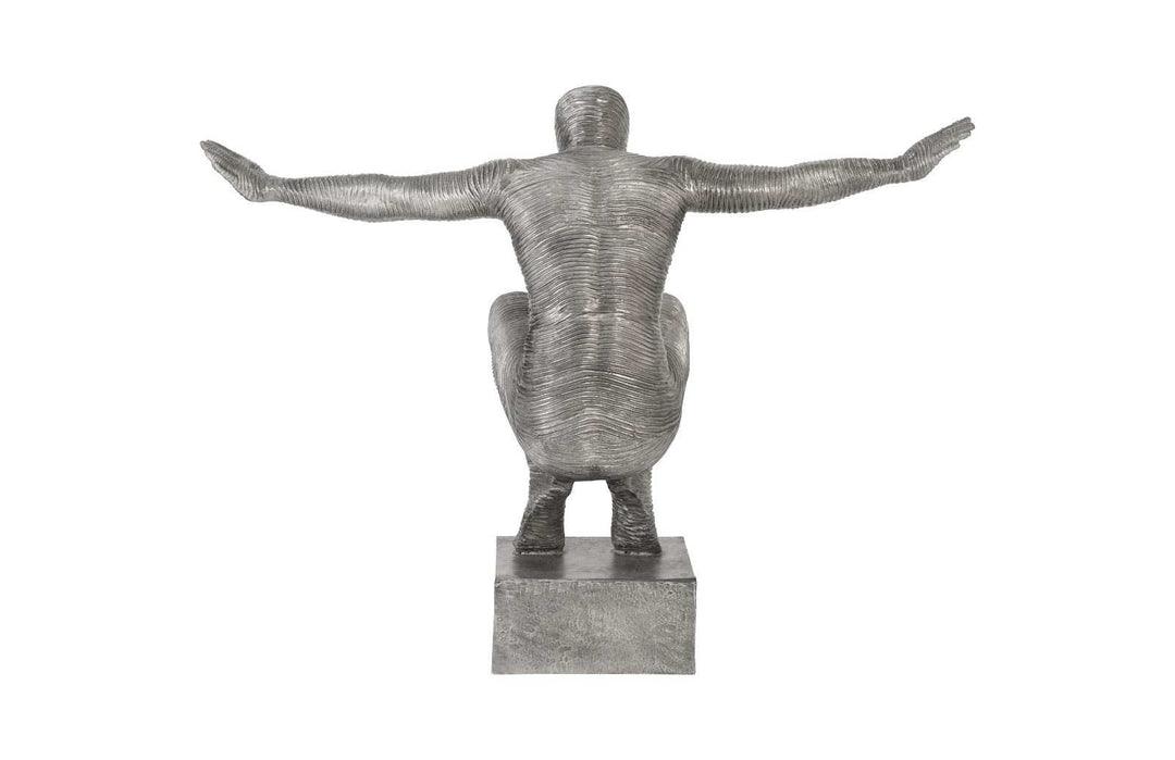Outstretched Arms Sculpture, Aluminum, Large - Phillips Collection - AmericanHomeFurniture