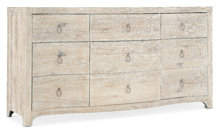 American Home Furniture | Hooker Furniture - Serenity Harbour Nine Drawer Dresser