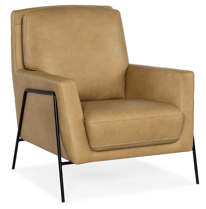 American Home Furniture | Hooker Furniture - Amette Metal Frame Club Chair