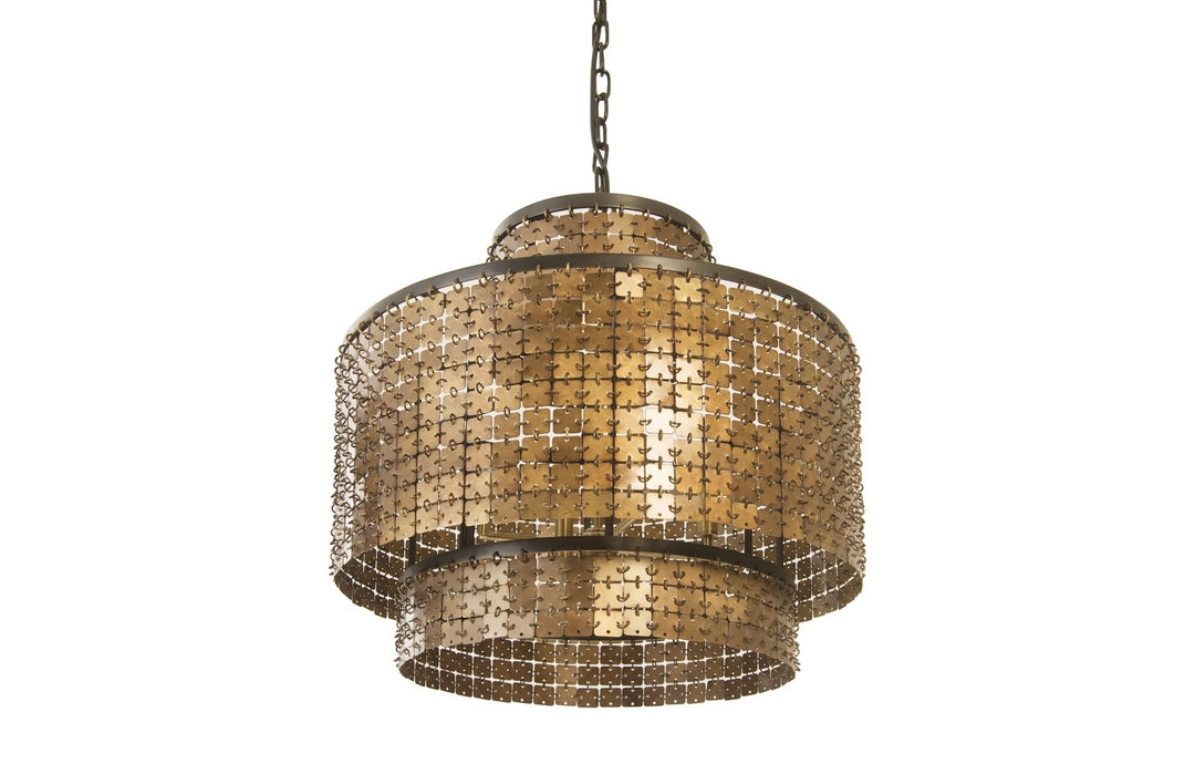 Armor Chandelier, Brass - Phillips Collection - AmericanHomeFurniture