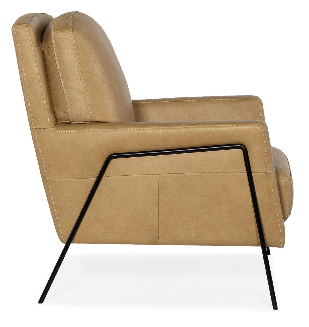 American Home Furniture | Hooker Furniture - Amette Metal Frame Club Chair