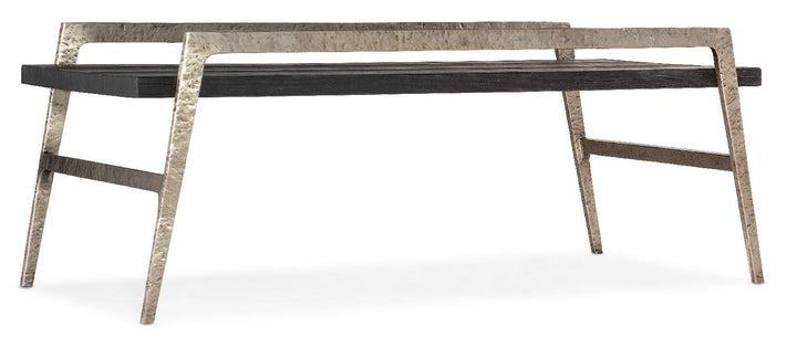 American Home Furniture | Hooker Furniture - Chapman Shou Sugi Ban Rectangle Cocktail Table