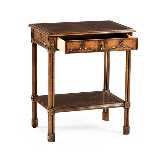 Jonathan Charles Buckingham Chippendale Gothic Side Table ACCENT TABLES