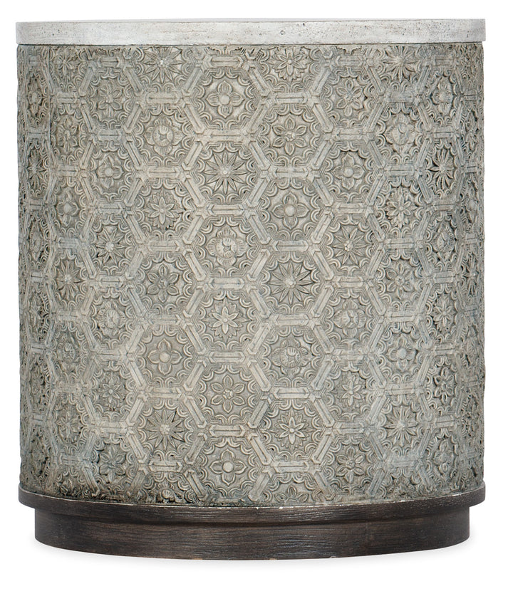 American Home Furniture | Hooker Furniture - Melange Greystone Round End Table