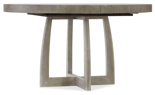 Hooker Furniture Affinity 48in Round Pedestal Dining Table with1-18in Leaf DINING TABLES