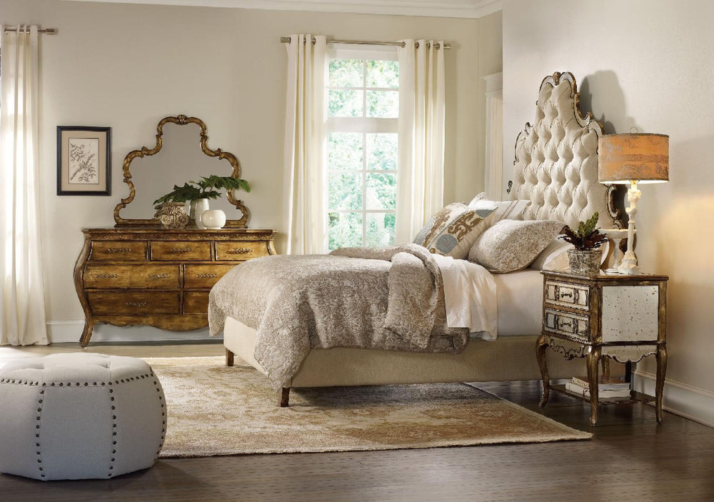 American Home Furniture | Hooker Furniture - Sanctuary Tufted Bed
