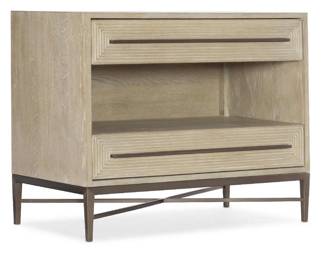 American Home Furniture | Hooker Furniture - Cascade Two-Drawer Nightstand