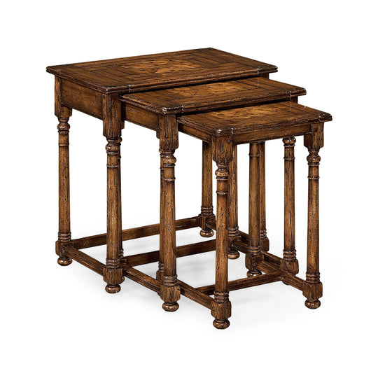 Jonathan Charles Casual Accents Huntingdon 3 Piece Nesting Tables ACCENT TABLES