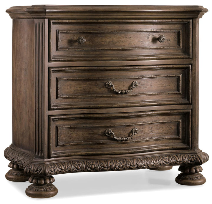 American Home Furniture | Hooker Furniture - Rhapsody Three Drawer Nightstand