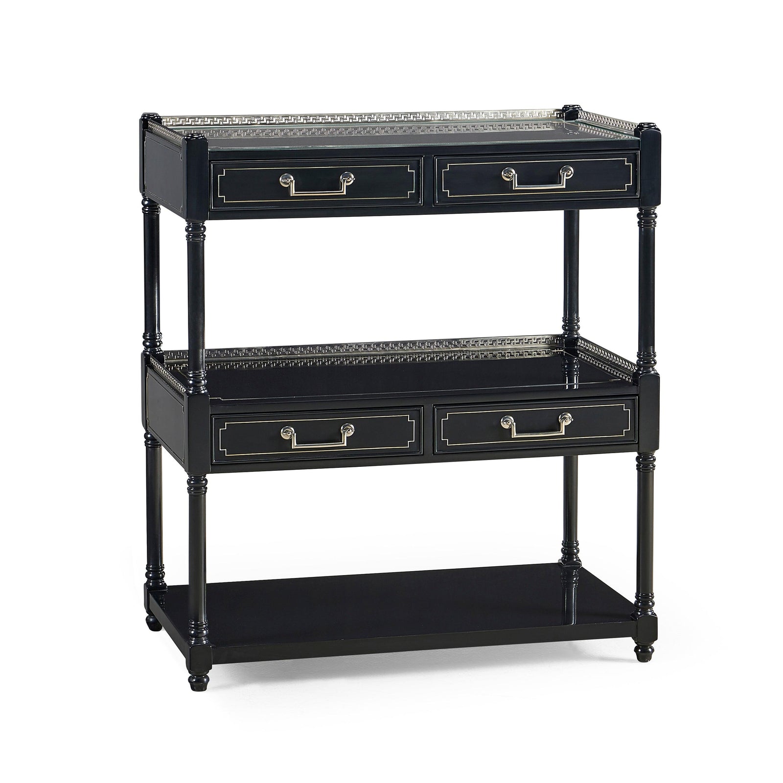 Jonathan Charles Reimagined Flux Lacquer Etagere BOOKCASES + SHELVES