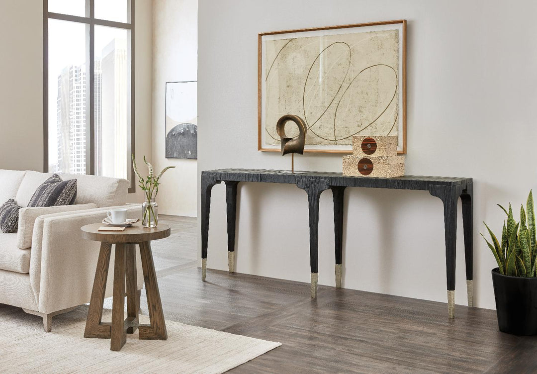 American Home Furniture | Hooker Furniture - Chapman Shou Sugi Ban Console Table