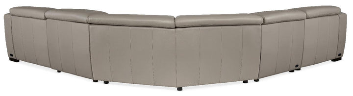 American Home Furniture | Hooker Furniture - Opal 5 Piece Sectional with 2 Power Recliners & Power Headrest