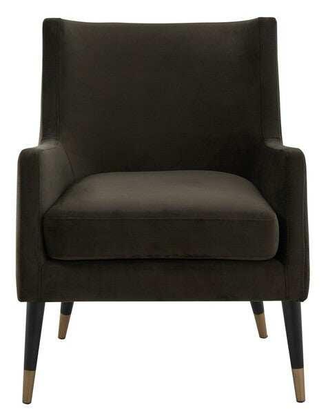 Safavieh Couture Sicily Velvet Arm Chair ACCENT + LOUNGE CHAIRS
