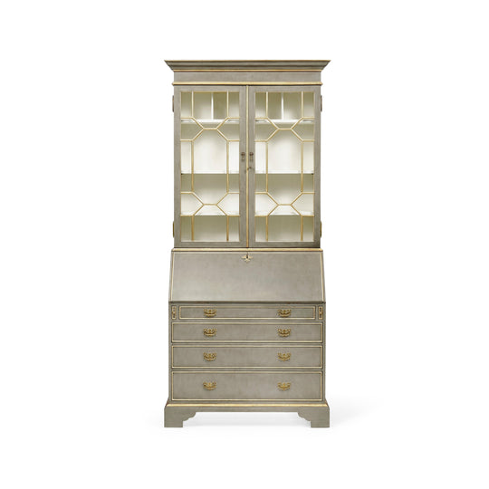 Jonathan Charles Buckingham Georgian Grey & Gilded Secretary DESKS