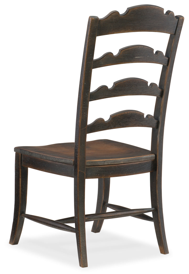 American Home Furniture | Hooker Furniture - Hill Country Twin Sisters Ladderback Side Chair - Set of 2