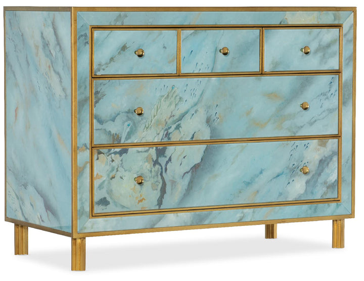 American Home Furniture | Hooker Furniture - Melange Sorrell Five-Drawer Chest