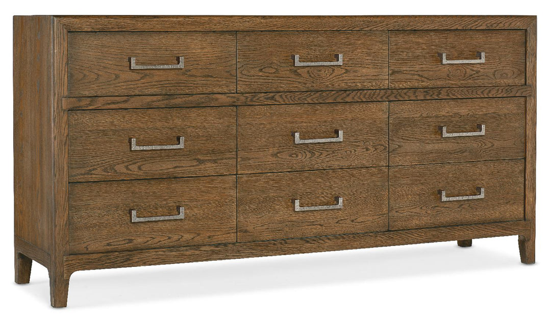 American Home Furniture | Hooker Furniture - Chapman Nine-Drawer Dresser
