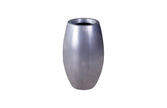 Phillips Collection Elonga Planter, Polished Aluminum, SM PLANTERS
