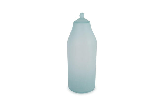 Phillips Collection Frosted Glass Bottle, Large VASES, JARS, + BOTTLES