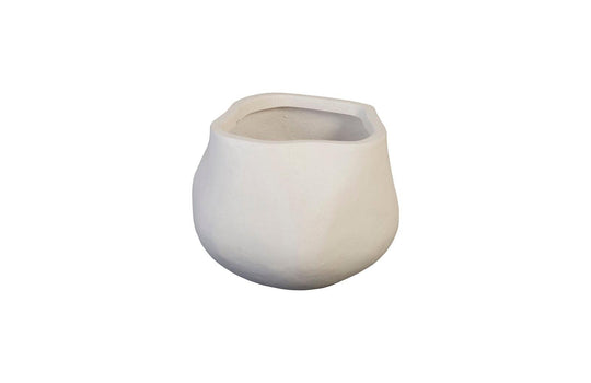 Phillips Collection Claire Planter, Small, White PLANTERS