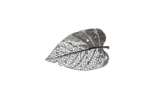 Phillips Collection Birch Leaf Wall Art, Silver, SM WALL ACCENTS