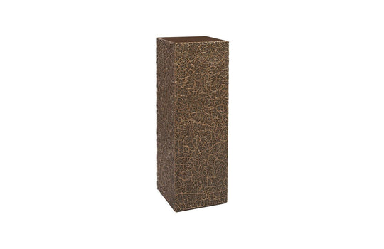Phillips Collection String Theory Pedestal, Bronze, LG ACCENT TABLES