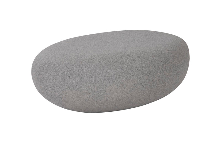 River Stone Coffee Table, Dark Granite, Small - Phillips Collection - AmericanHomeFurniture