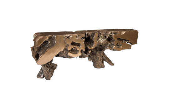 Phillips Collection Freeform Console Table,Bronze , XL CONSOLE TABLES