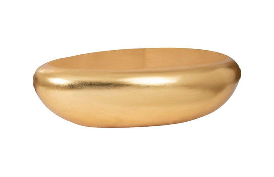 Phillips Collection River Stone Coffee Table, Gold Leaf, Large COFFEE TABLES