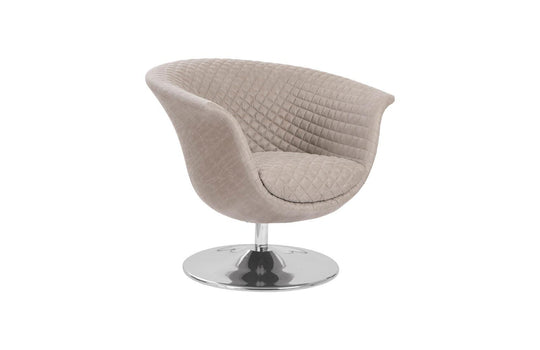Phillips Collection Autumn Swivel Chair, Vintage Gray Taupe ACCENT + LOUNGE CHAIRS