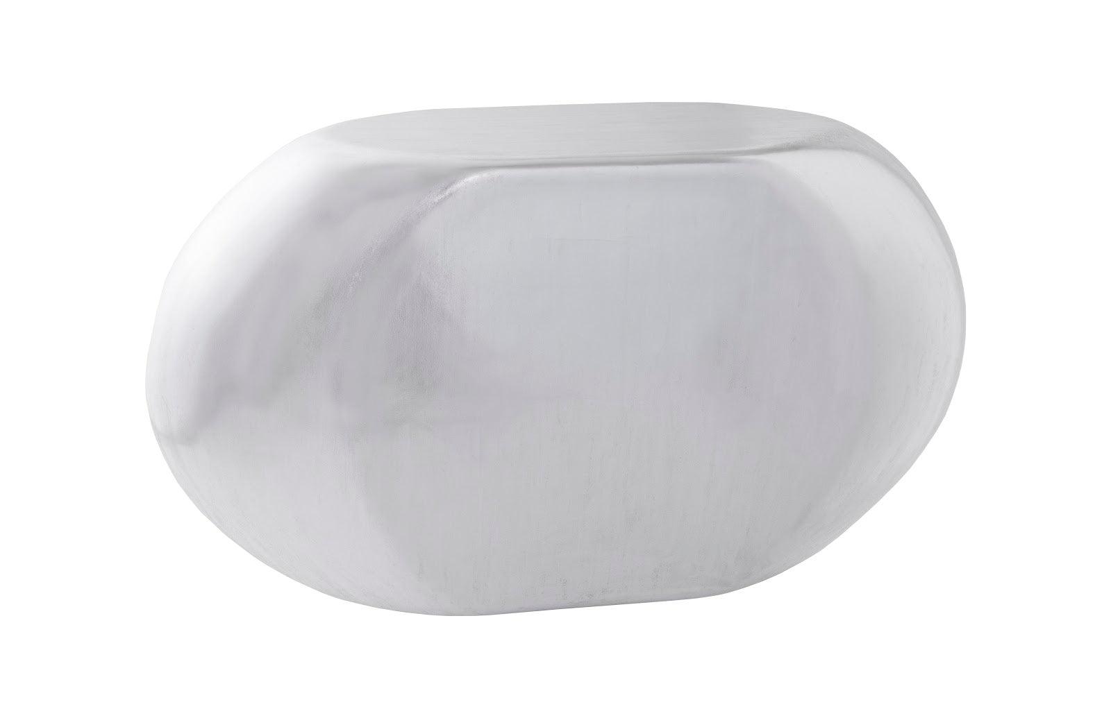 Phillips Collection River Stone Console Table, Silver Leaf CONSOLE TABLES