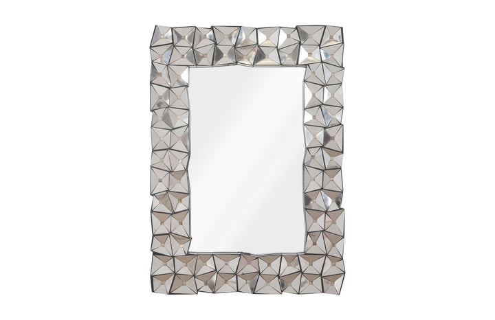 Divot Mirror, Stainless Steel - Phillips Collection - AmericanHomeFurniture