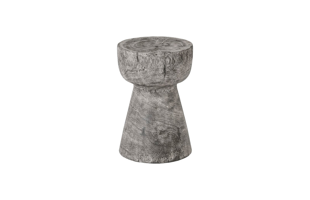 Curved Wood Stool, Thin, Gray Stone - Phillips Collection - AmericanHomeFurniture