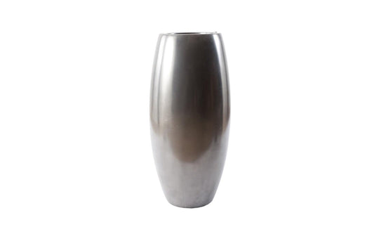 Phillips Collection Elonga Planter, Polished Aluminum, MD PLANTERS