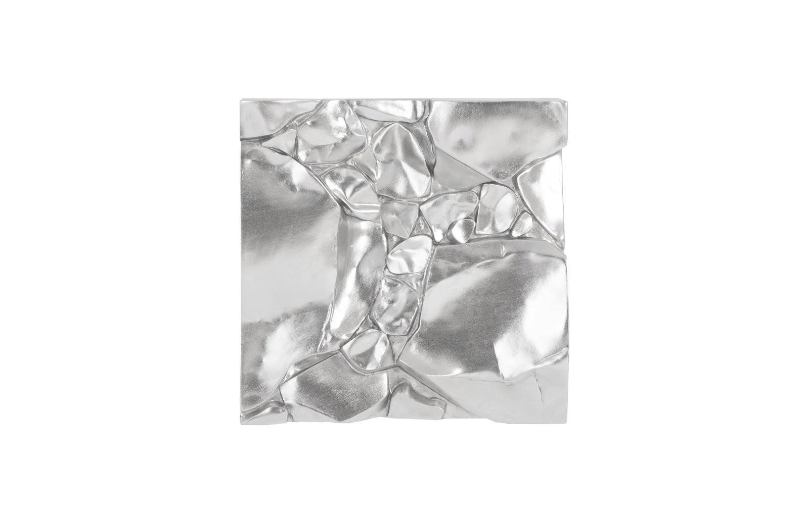 Phillips Collection Cairn Wall Tile, Silver WALL ACCENTS