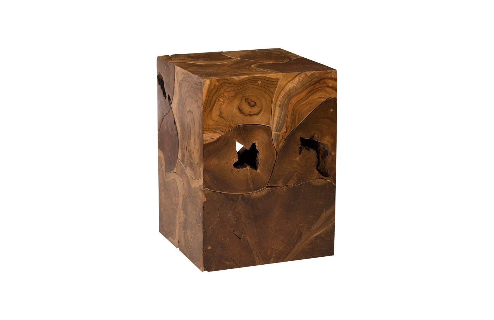 Phillips Collection Teak Slice Side Table ACCENT TABLES