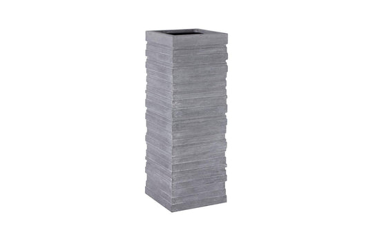 Phillips Collection June Square Planter, Gray, XL PLANTERS