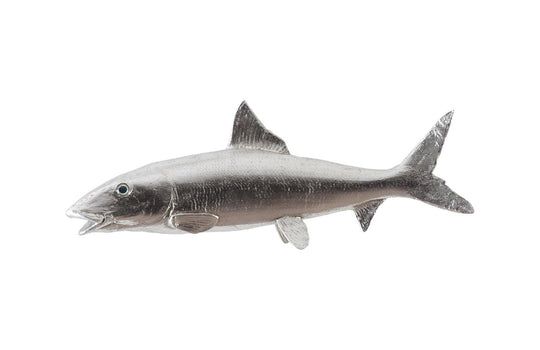 Phillips Collection Bonefish Wall Sculpture, Resin, Silver Leaf WALL ACCENTS