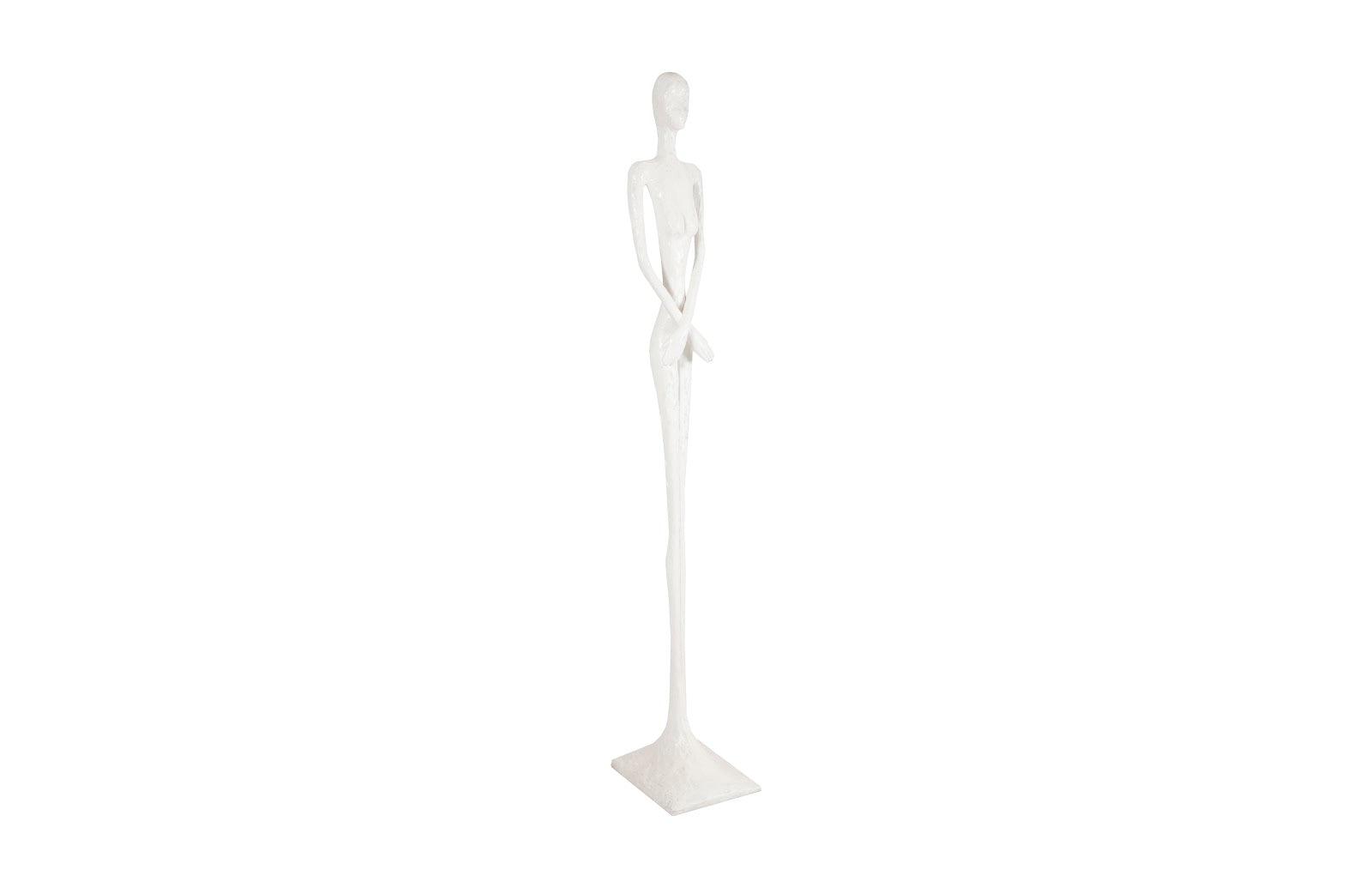 Phillips Collection Lottie Sculpture, Resin, Gel Coat White DECORATIVE OBJECTS