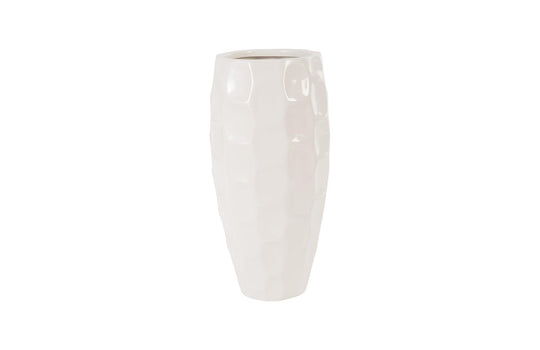 Phillips Collection Mando Planter, Gel Coat White, SM PLANTERS