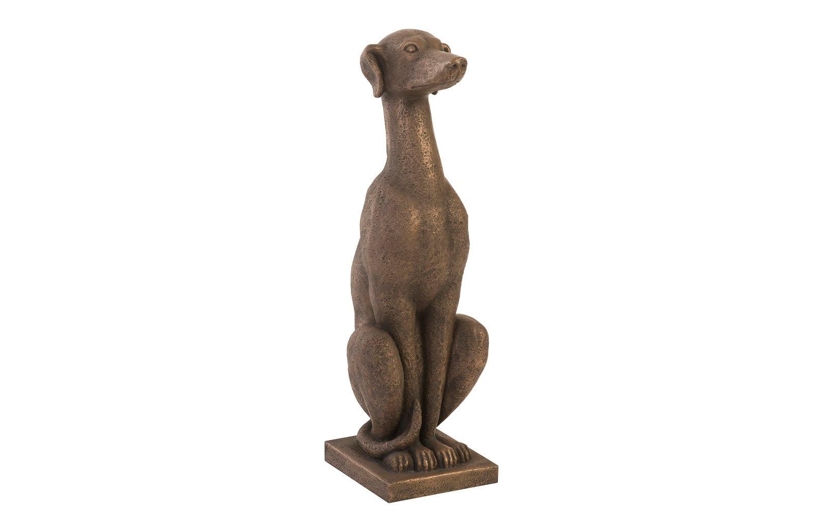 Phillips Collection Greyhound, Resin, Bronze Finish DECORATIVE OBJECTS