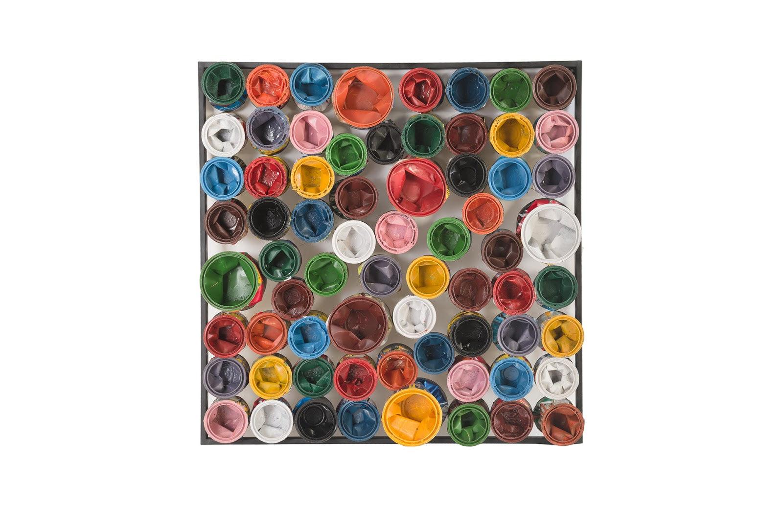 Phillips Collection Paint Can Wall Art, Square, Assorted Colors, LG WALL ART